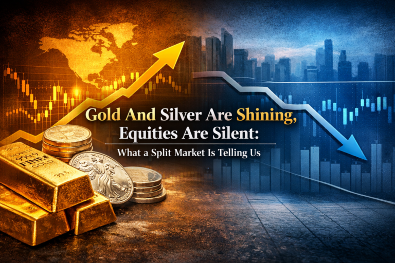 gold and silver vs equity market performance