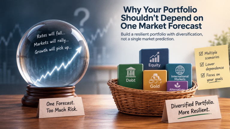 Portfolio diversification across multiple market scenarios instead of relying on one forecast